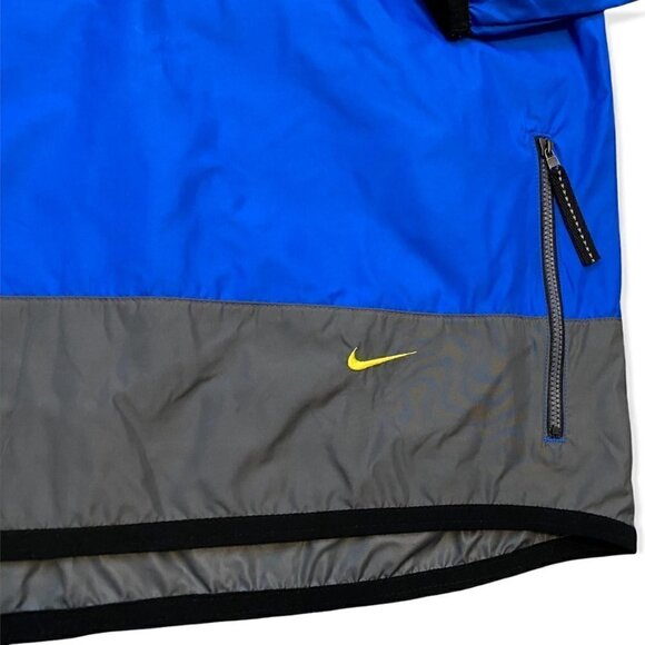 Vintage Nike Running Blue Lightweight Windbreaker Swoosh Jacket - Womens Small - Picture 2 of 4